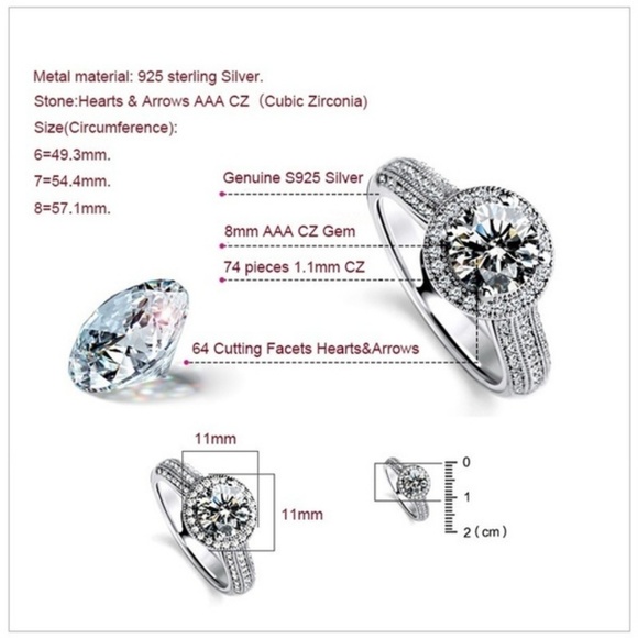 Gorgeous Round Cut Engagement Ring - Picture 5 of 5